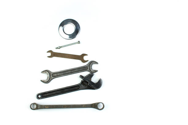 Two wrenches.