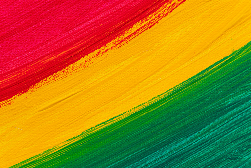 Colorful background red, yellow and green