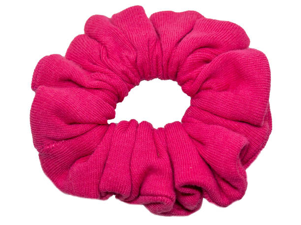 istock Pink hair band on a white background 1964771305