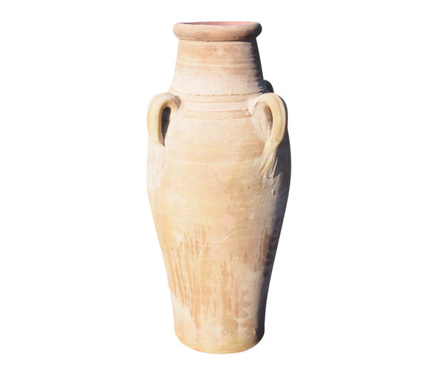 istock Tunisian clay amphora. Isolated with clipping path. 1964782293