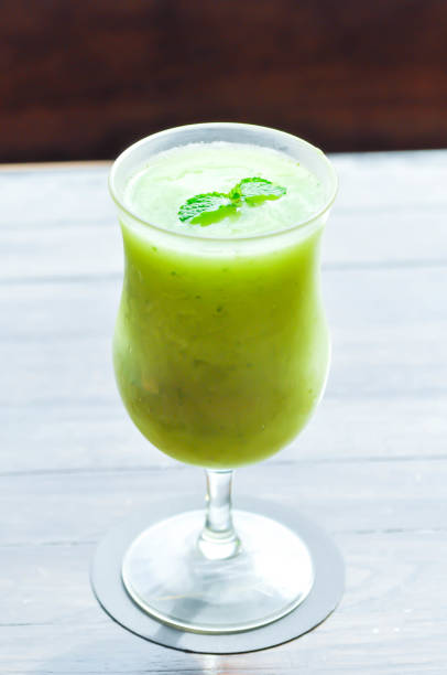 istock fruit juice or apple juice , apple smoothie or fruit smoothie or green apple smoothie 1964868509