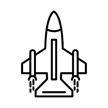Jet icon vector image. Can be used for Aviation.