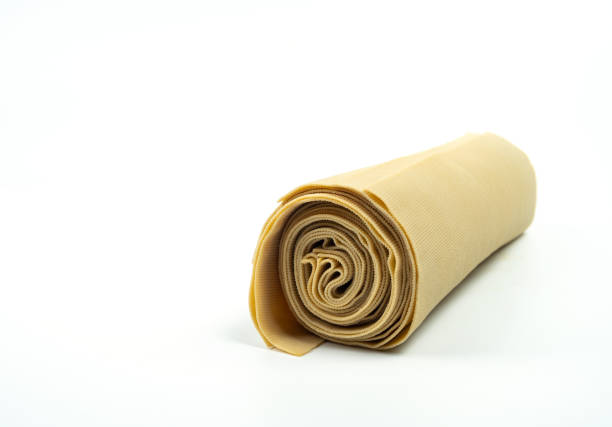 istock Bean Curd Skin on White background 1964961552