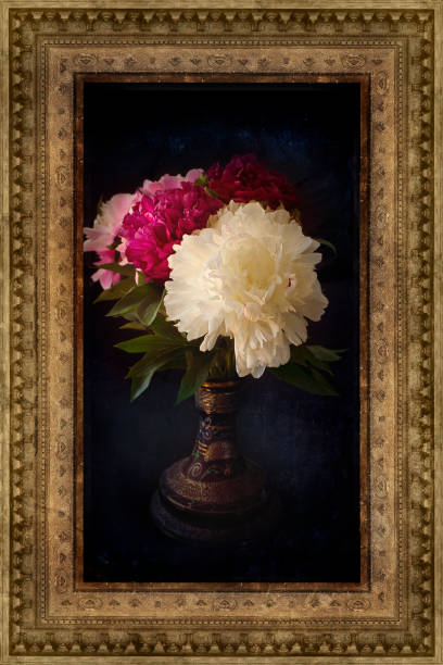 istock Still life of peonies in a vase 1964981070
