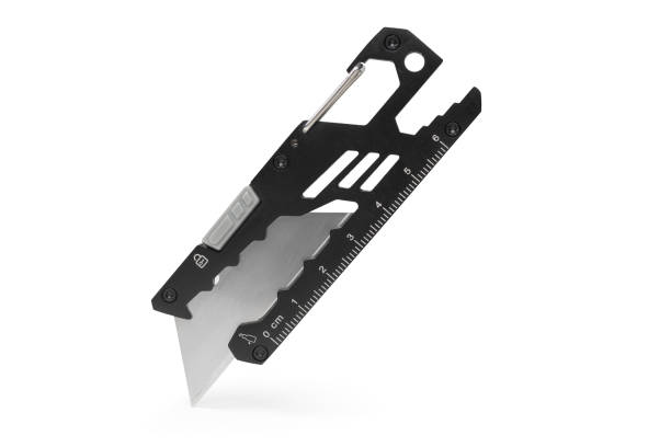 istock Tactical stationery knife isolated on white background. 1965002974