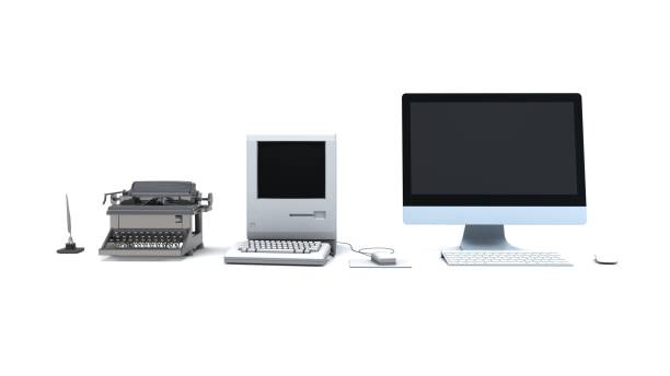 This image features a classic computer, showcasing its iconic beige design. The setup includes the main computer unit with a built-in CRT monitor, a matching beige keyboard, and a single-button mouse. This vintage computer is a significant piece of technology history, representing the early days of personal computing and the innovative design of the 1980s. The computer's minimalist aesthetic and compact form factor made it a revolutionary product in its time, appealing to both tech enthusiasts and collectors of retro technology.