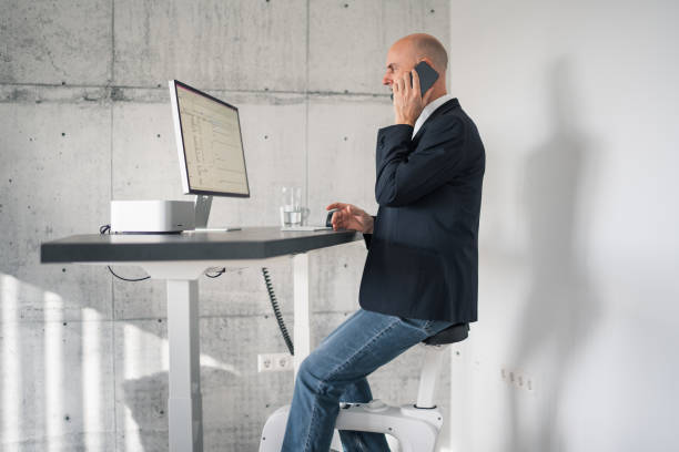 istock man working at ergonomic work place at home 1965093124