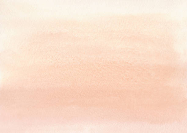 istock Abstract watercolor background in beige-brown pastel shades with gradient, hand-drawn. 1965130499
