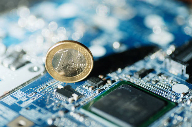 istock 1 euro on a mother board 1965172842
