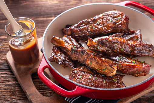 Country Style Pork Ribs with Barbecue Sauce