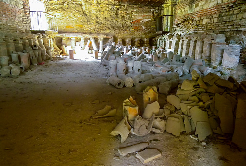 Bulgaria, Varna - June 06, 2013: \narchaeological site, Roman baths in Varna, Bulgaria