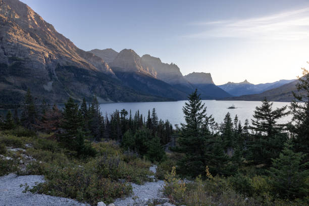 istock St Mary lake in Glacier National Park. 1965441800