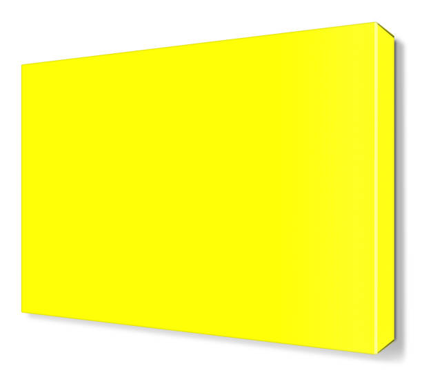 istock Yellow Canvas Wraps template for presentation layouts and design. Raster Illustration. 1965472814