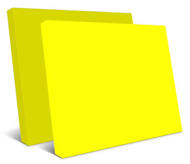 istock Yellow Canvas Wraps template for presentation layouts and design. Raster Illustration. 1965473325