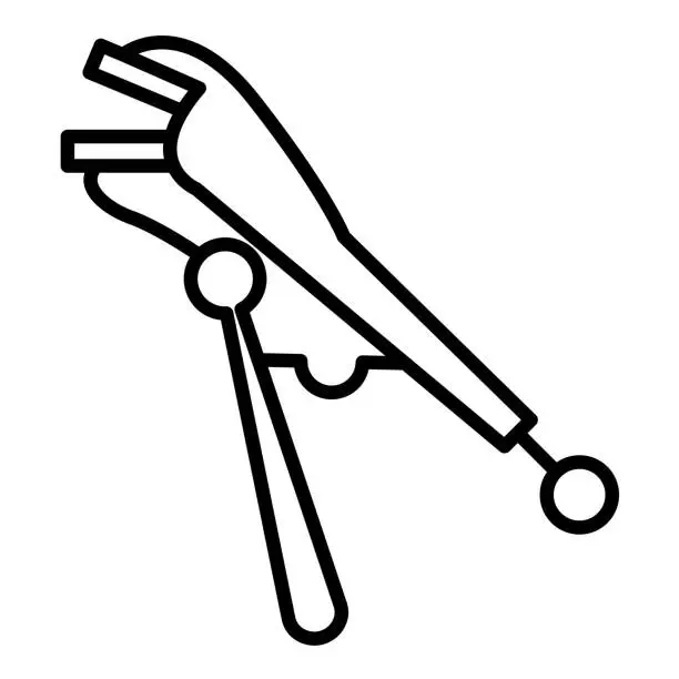 Vector illustration of Locking Pliers Icon