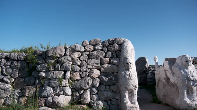 Sphinx Gate in Hattusa, capital of the Hittite Civilization - Corum, Turkey