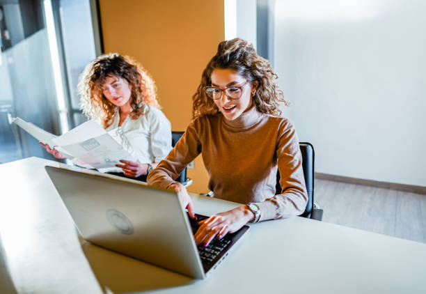 istock Woman working on a laptop in the office 1965558690