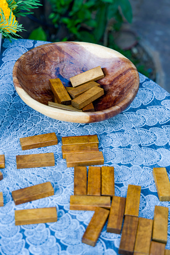 game wooden building blocks type jenga, popular at family parties