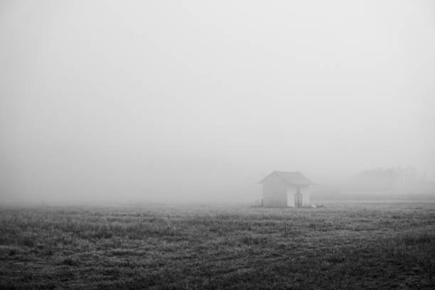istock Mysterious House in the Fog 1965668852