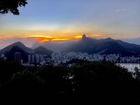 Sunset View from Sugar Loaf in Rio de Janeiro