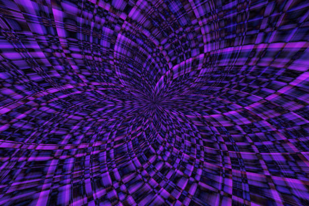 Abstract radial symmetry background in blue colors.