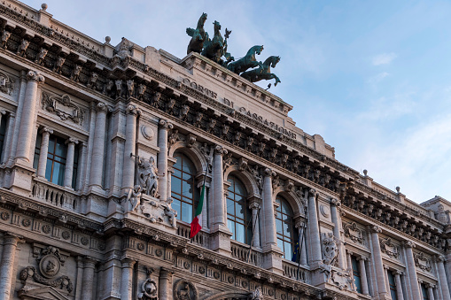 City courthouse in Rome, Italy