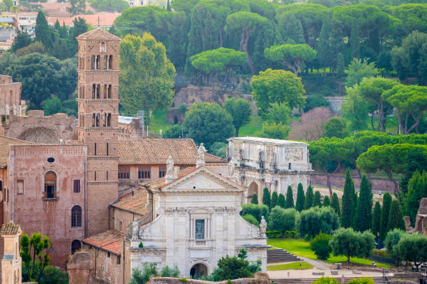 istock Old ruins in Rome, Italy 1965865124