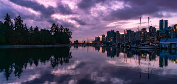 istock Coal Harbour, Downtown Vancouver Cityscape at Sunrise 1965986839