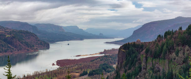 istock pPanoramic landscape view from Portland Women's Forum State Scenic Viewpoint. 1965999944