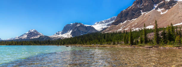 istock Glacier Lake in Canadian Rocky Mountain Landscape. 1966017585