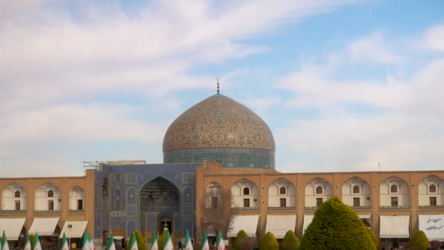 Entrance gate of Shah Mosque, situated on the south side of Naqshe Jahan Square square