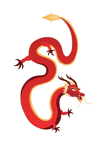 Chinese Dragon for Happy Chinese New Year or Lunar new year