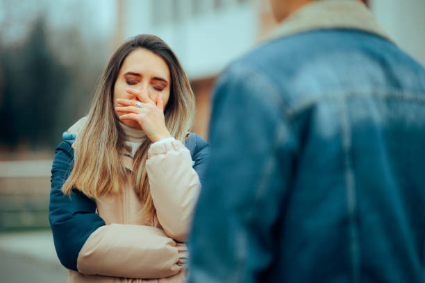istock Sad Woman Fighting with her Husband Outdoors in the Park 1966254181