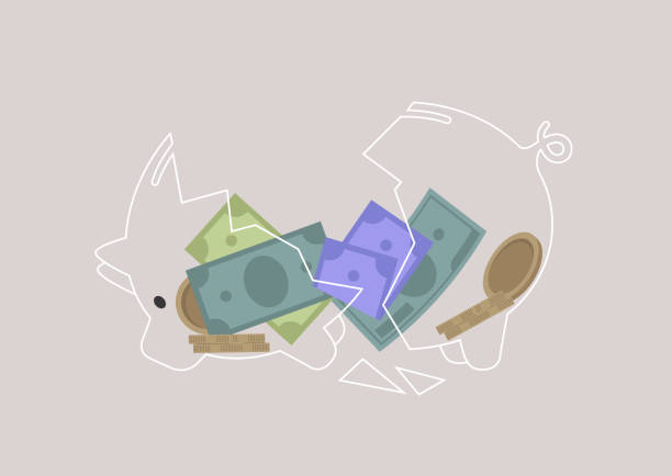 istock The concept of a broken piggy bank symbolizes financial challenges, unexpected expenses, or the need to dip into savings 1966298973