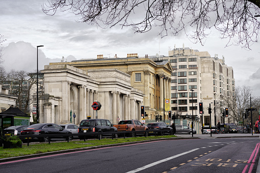 View of Marble Arch from Right Side, London
