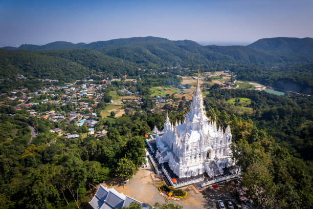 istock wat phra that si mueang pong temple in Chiang Mai, Thailand 1966346148