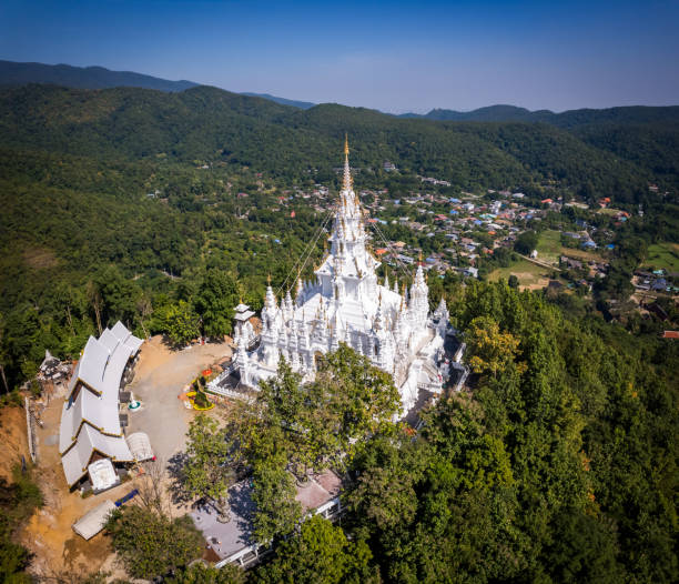 istock wat phra that si mueang pong temple in Chiang Mai, Thailand 1966348747