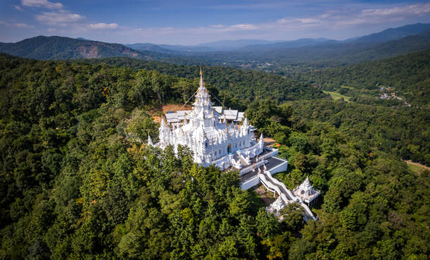 istock wat phra that si mueang pong temple in Chiang Mai, Thailand 1966355620