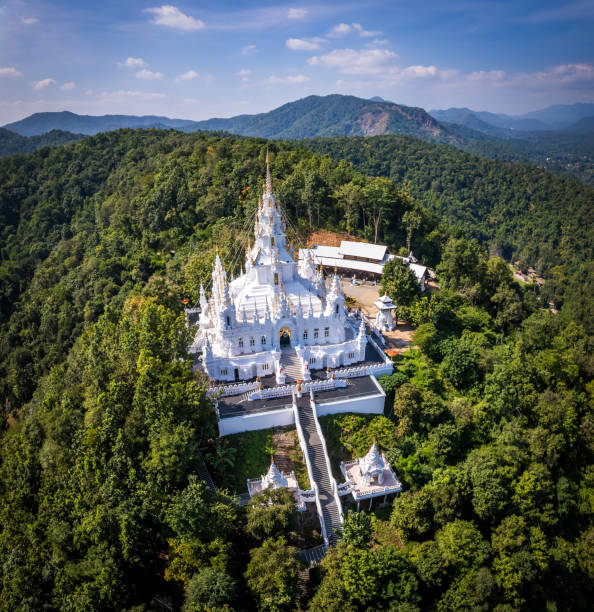 istock wat phra that si mueang pong temple in Chiang Mai, Thailand 1966358449