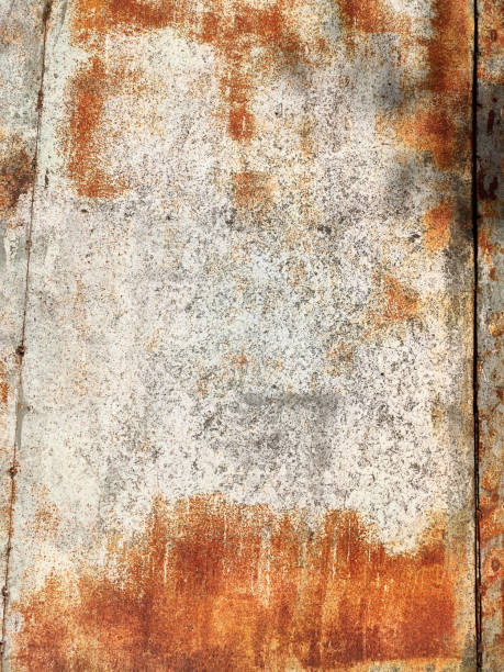 istock Rusty metal background with streaks of rust. Corroded metal background. Rust stains. Rusty corrosion. 1966382049