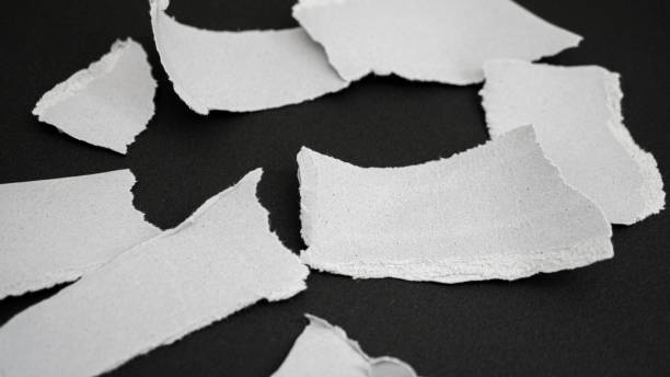 istock Texture of torn kraft paper 1966417143