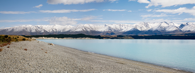 new zealand glacier lake