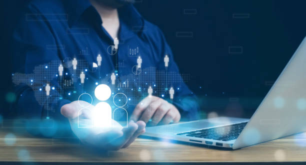 istock Customer Relationship Management, Businessman use tablet with global structure customer network technology, Data exchanges development. customer service, social media. digital marketing online. 1966473135