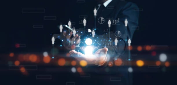 istock Customer Relationship Management, Businessman use tablet with global structure customer network technology, Data exchanges development. customer service, social media. digital marketing online. 1966473157