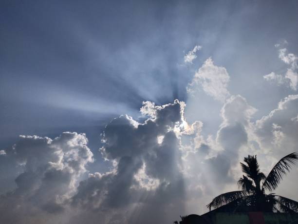 istock Phenomenal Angel meetings appears in the epic sunrays 1966510818