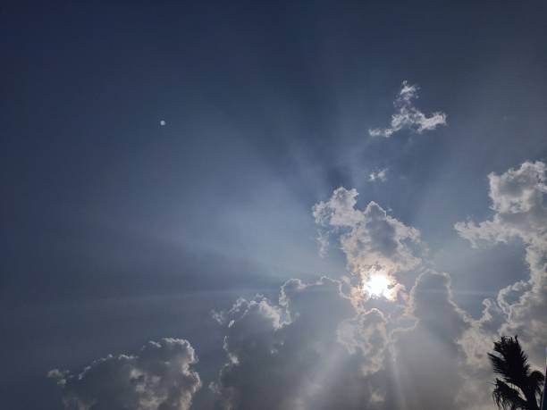 istock Beautiful Sun rays explores in the form of morning sky 1966510819