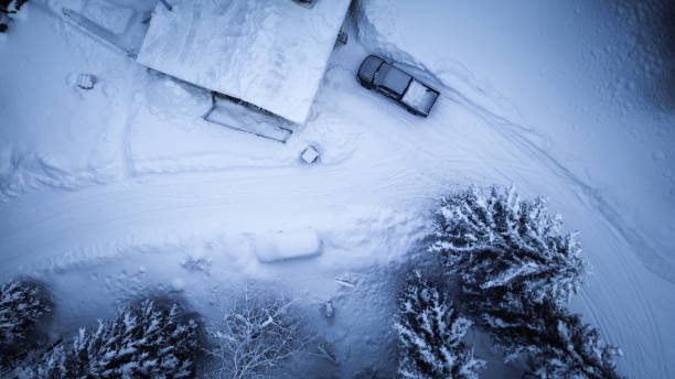 istock Deep Snow Buries a Car in Interior Alaska 1966512987
