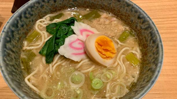 istock Delicious legendary japanese ramen noodle close up view 1966701644