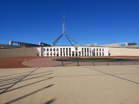 The Australian Parliament House in Canberra