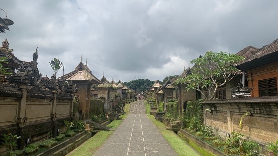 Traditional village “Penglipuran”view in Bali Indonesia